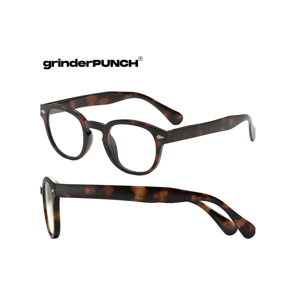 grinderPunch Classic Reading Glasses 5 Reading Strength